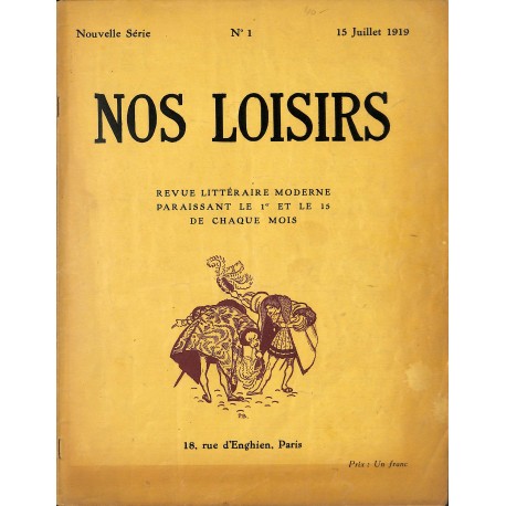 NOS LOISIRS |Premier Numéro