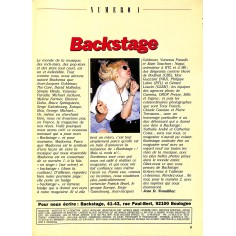 Backstage |Premier Numéro 2