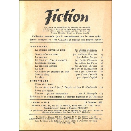 Fiction |Premier Numéro