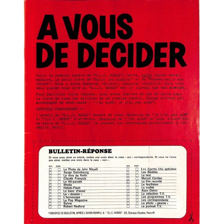 S.L.C HEBDO |Premier Numéro
