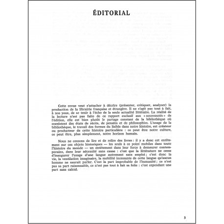 CAFÉ LIBRAIRIE |Premier Numéro