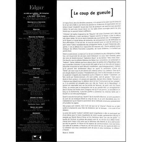 Edgar |Premier Numéro