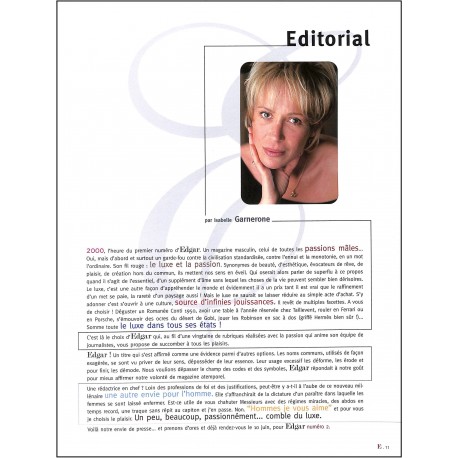 Edgar |Premier Numéro