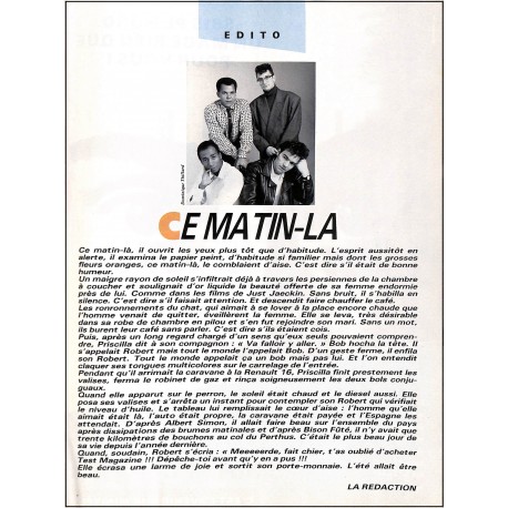 TEST MAGAZINE |Premier Numéro