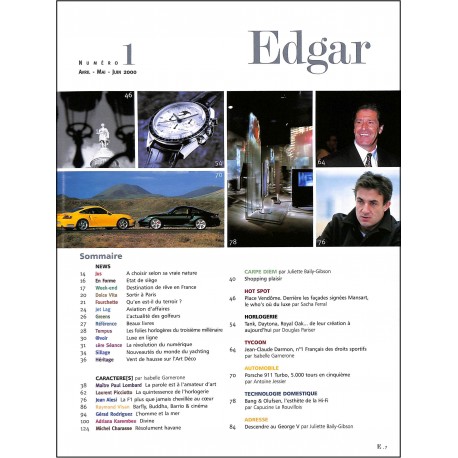 Edgar |Premier Numéro