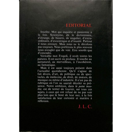 Le point insolite |Premier Numéro