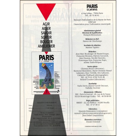 PARIS LE JOURNAL |Premier Numéro