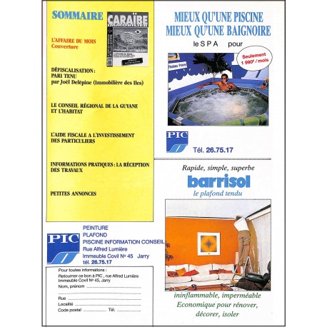 CARAÏBES immobilier |Premier Numéro