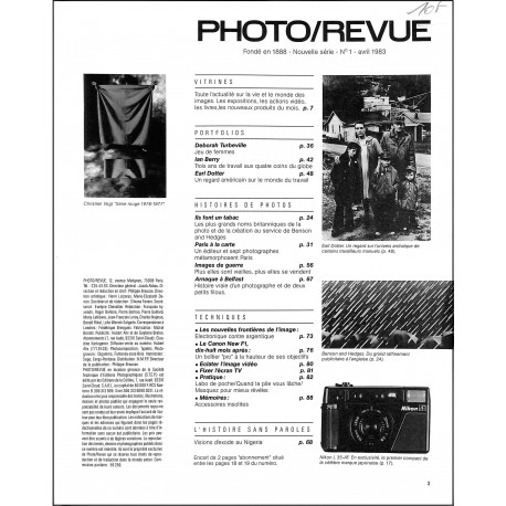 PHOTO/REVUE |Premier Numéro