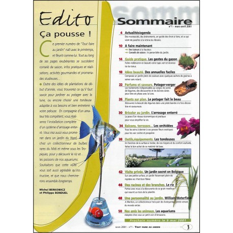 Tout faire au JARDIN |Premier Numéro