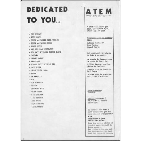 aTem |Premier Numéro