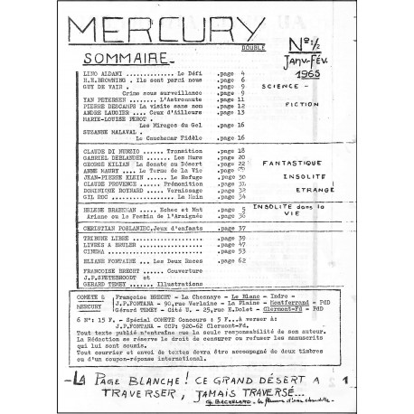 MERCURY |Premier Numéro