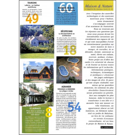 Maison & Nature |Premier Numéro
