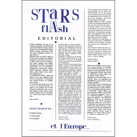 STARS FLASH magazine |Premier Numéro