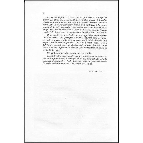 HEPTAGONE |Premier Numéro