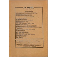LA PENSÉE |Premier Numéro 2