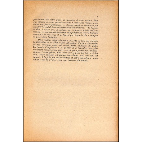 LA PENSÉE |Premier Numéro