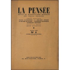 LA PENSÉE |Premier Numéro