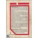 Cause Commune |Premier Numéro