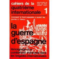 Cahiers de la quatrième internationale |Premier Numéro