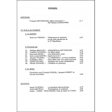 ALTERNANCES |Premier Numéro