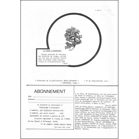 HISTOIRES d'OUVRIERS |Premier Numéro