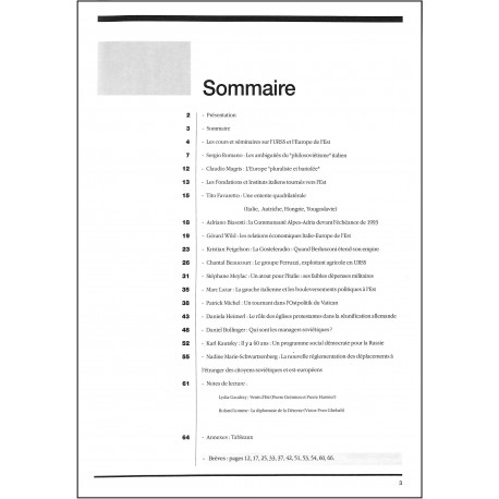 Nouvelle Europe |Premier Numéro