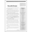 Nouvelle Europe |Premier Numéro
