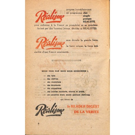 Réalisme |Premier Numéro