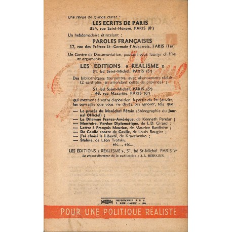 Réalisme |Premier Numéro