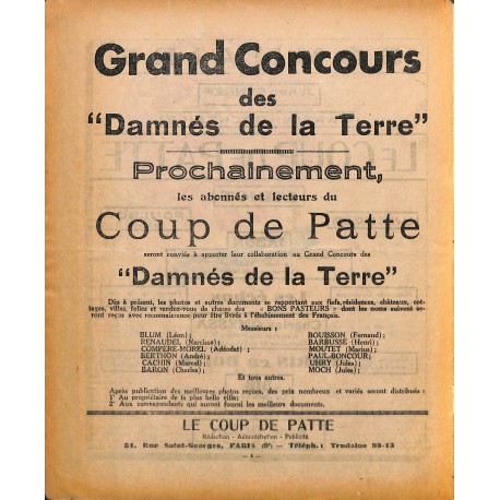 LE COUP DE PATE |Premier Numéro