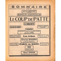 LE COUP DE PATE |Premier Numéro 2