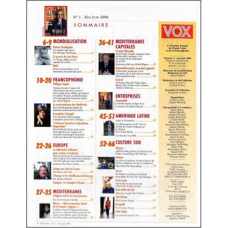 VOXlatina |Premier Numéro