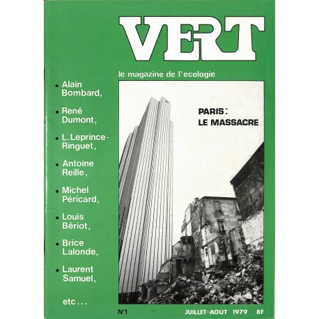 VERT |Premier Numéro