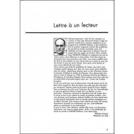 EUROPE Défense |Premier Numéro