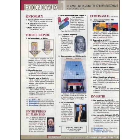 ECONOMIA |Premier Numéro