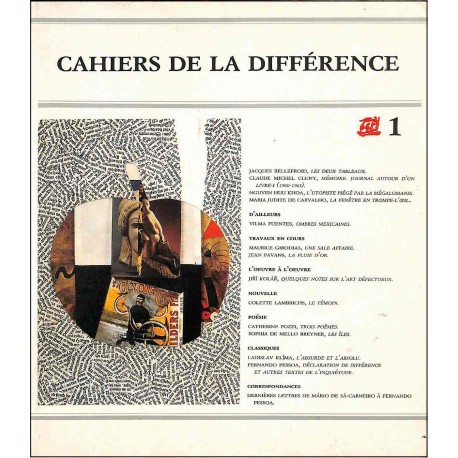 CAHIERS DE LA DIFFÉRENCE |Premier Numéro