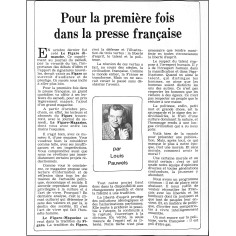 LE FIGARO MAGAZINE |Premier Numéro 2