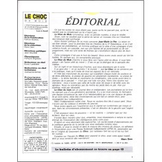 LE CHOC |Premier Numéro 2