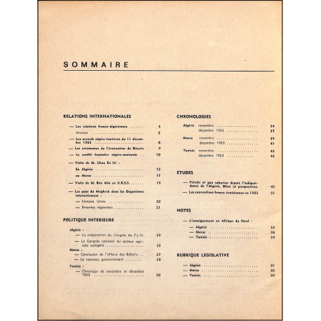 MAGHREB |Premier Numéro