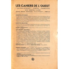 LES CAHIERS DE L'OUEST |Premier Numéro 2