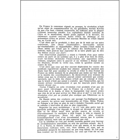 L'AFFRANCHI |Premier Numéro