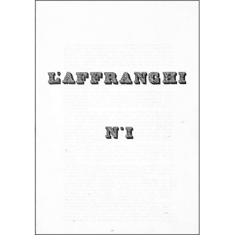 L'AFFRANCHI |Premier Numéro