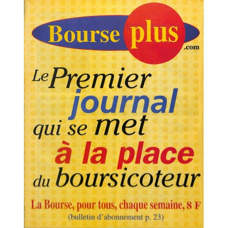 BOURSE PLUS |Premier Numéro