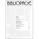BIBLIOPAGE |Premier Numéro