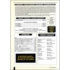 Courant alternatif |Premier Numéro 2