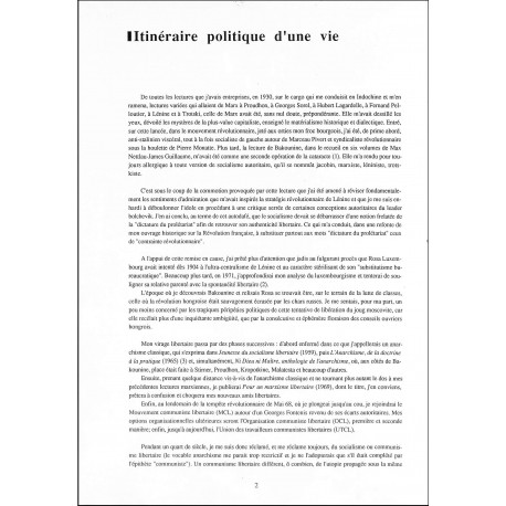 Cahiers Daniel Guérin |Premier Numéro