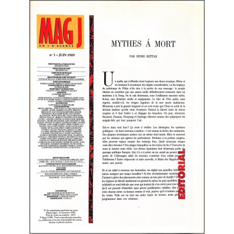 MAG J |Premier Numéro