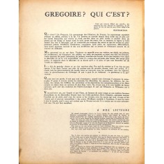 GREGOIRE |Premier Numéro 2