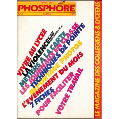 PHOSPHORE |Premier Numéro